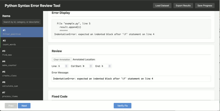 Code editing and annotation app built by Laguna Poolside 2.1 with Pi