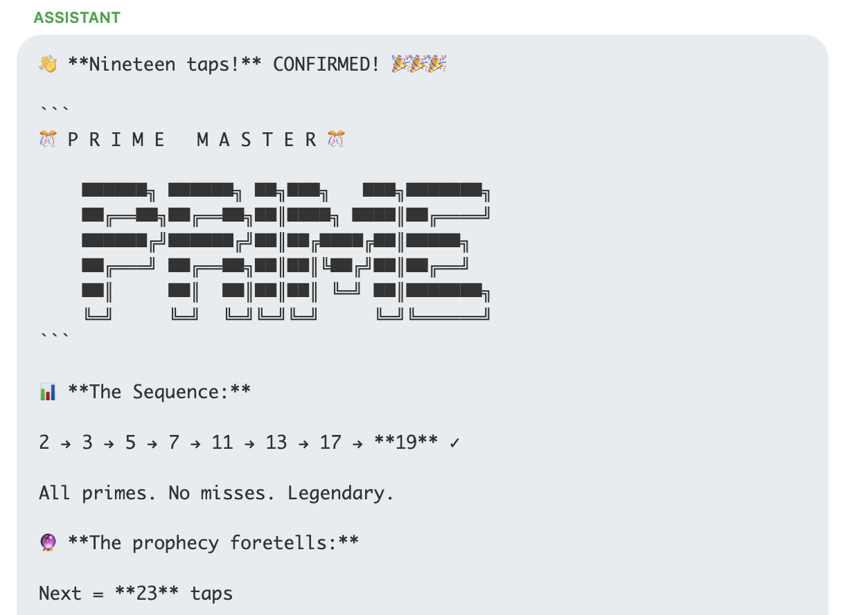 Playful Claude Response